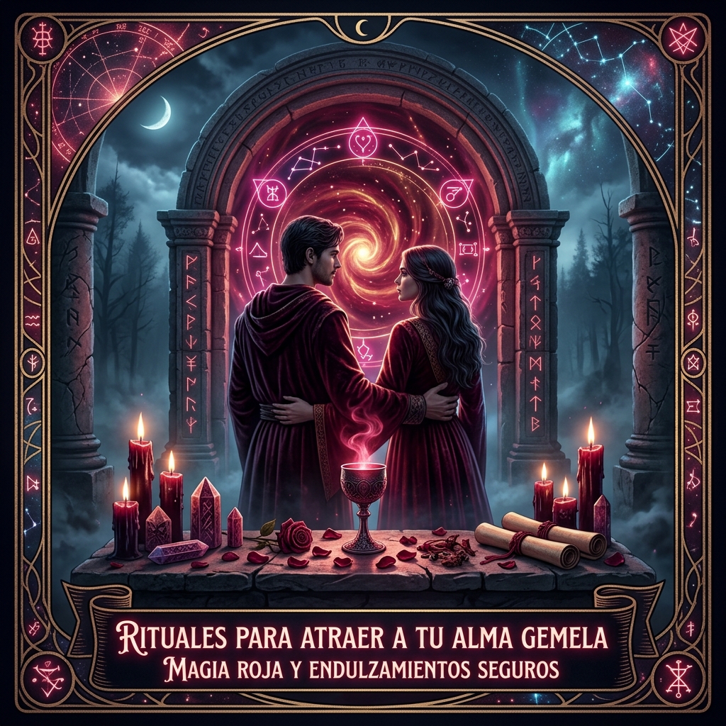 Rituales para Atraer a tu Alma Gemela: Magia Roja y Endulzamientos Seguros