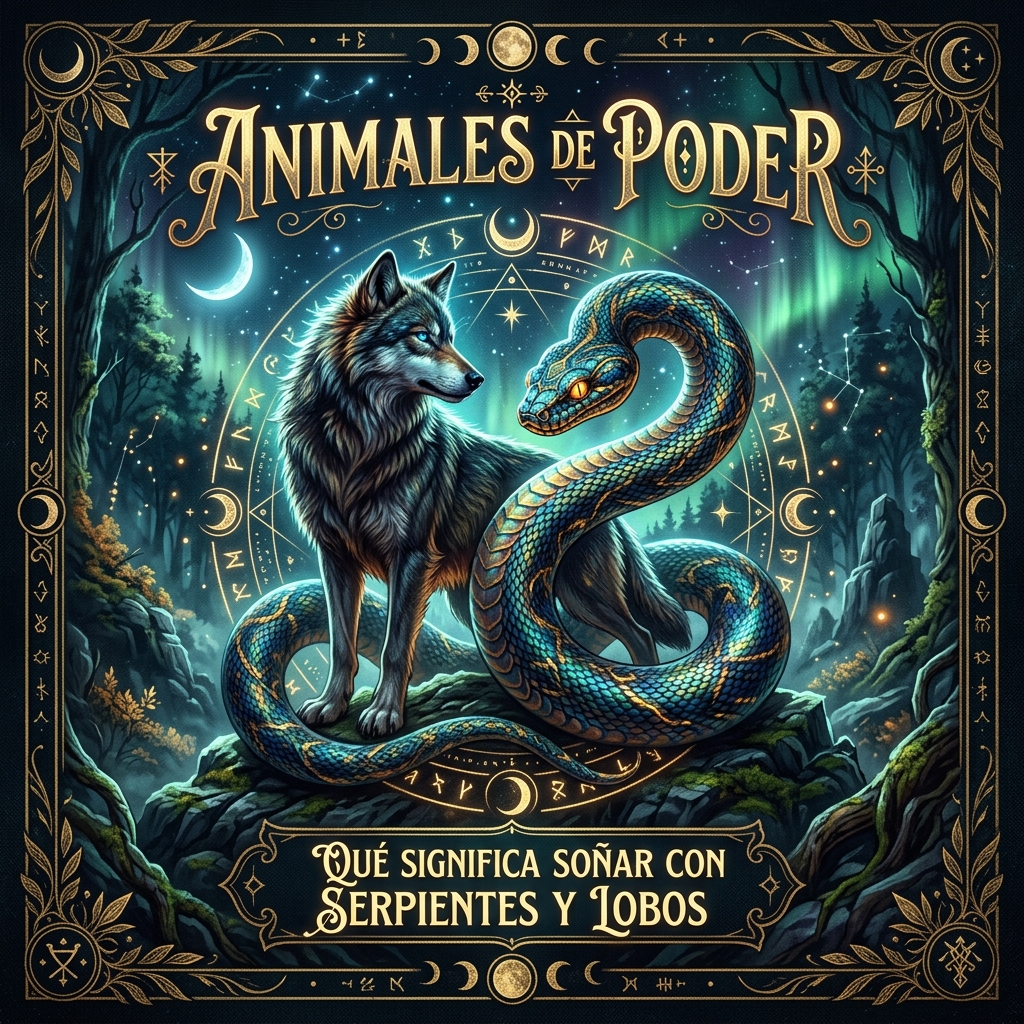 Animales de Poder (Totem): Qué Significa Soñar con Serpientes y Lobos