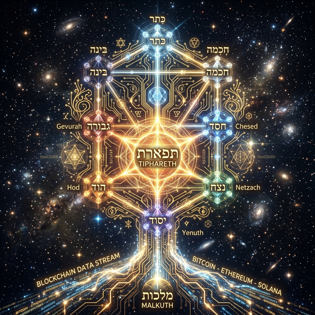 El Árbol de la Vida Criptográfico: Blockchains, Nodos Secretos y Soberanía Financiera en Tiphareth