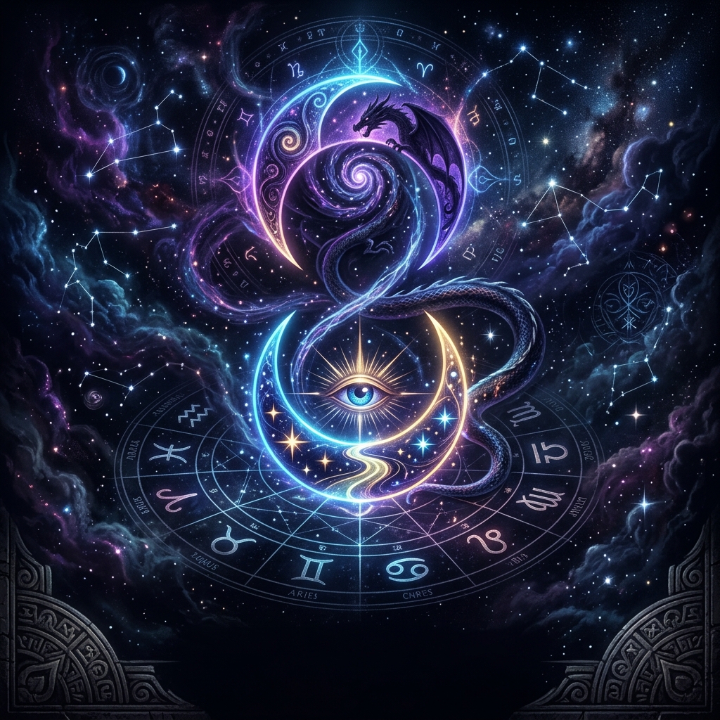 Astrología Kármica: Nodos Lunares