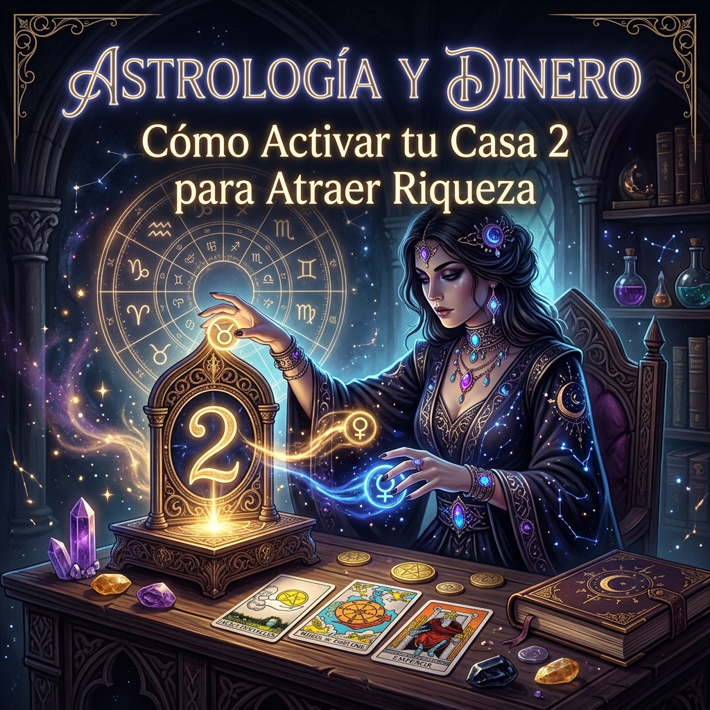 Astrología y Dinero: Cómo Activar tu Casa 2 para Atraer Riqueza