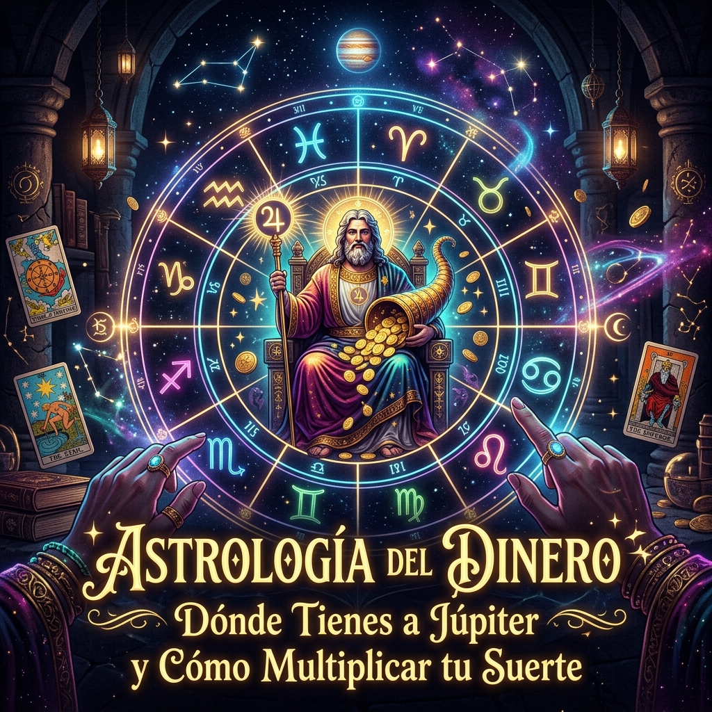 Astrología del Dinero: Dónde Tienes a Júpiter y Cómo Multiplicar tu Suerte