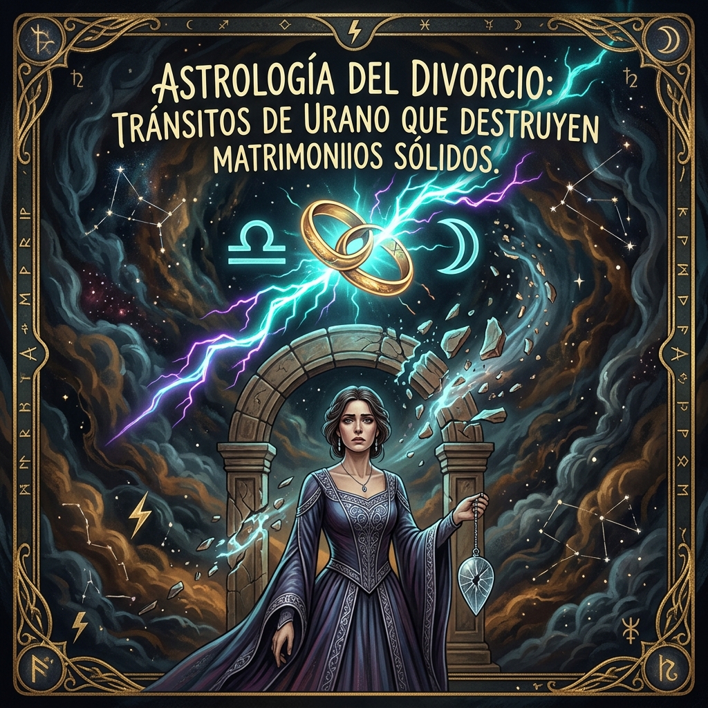 Astrología del Divorcio: Tránsitos de Urano que Destruyen Matrimonios Sólidos