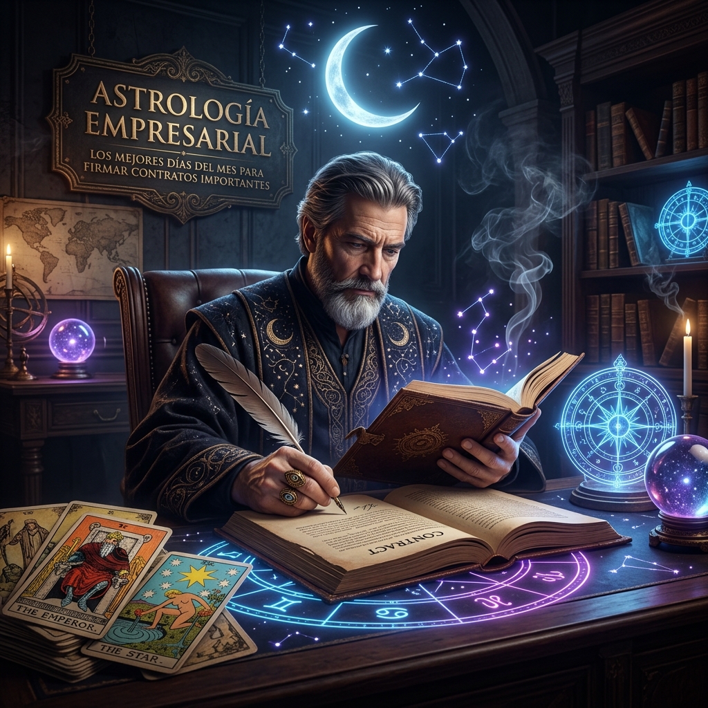 Astrología Empresarial: Los Mejores Días del Mes para Firmar Contratos Importantes