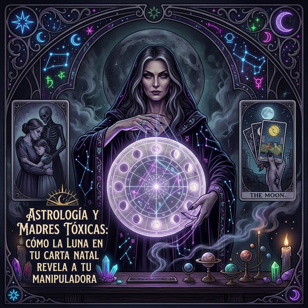 Astrología y Madres Tóxicas: Cómo la Luna en tu Carta Natal Revela a tu Manipuladora