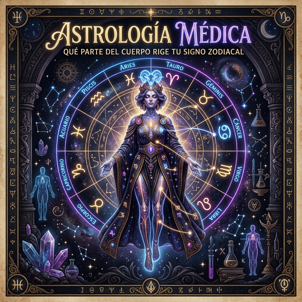 Astrología Médica: Qué Parte del Cuerpo Rige tu Signo Zodiacal