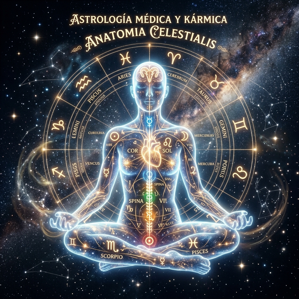 Astrología Médica y Kármica (Iatromatemática): El Mapa Estelar de las Enfermedades del Alma