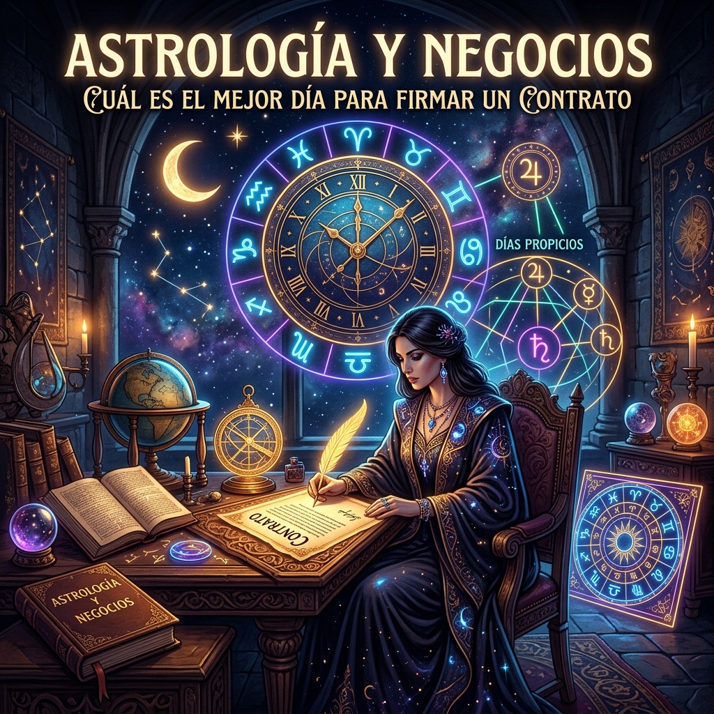 Astrología y Negocios: Cuál es el Mejor Día para Firmar un Contrato