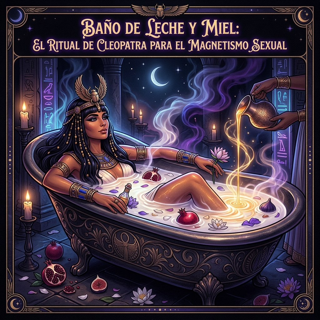 Baño de Leche y Miel: El Ritual de Cleopatra para el Magnetismo Sexual