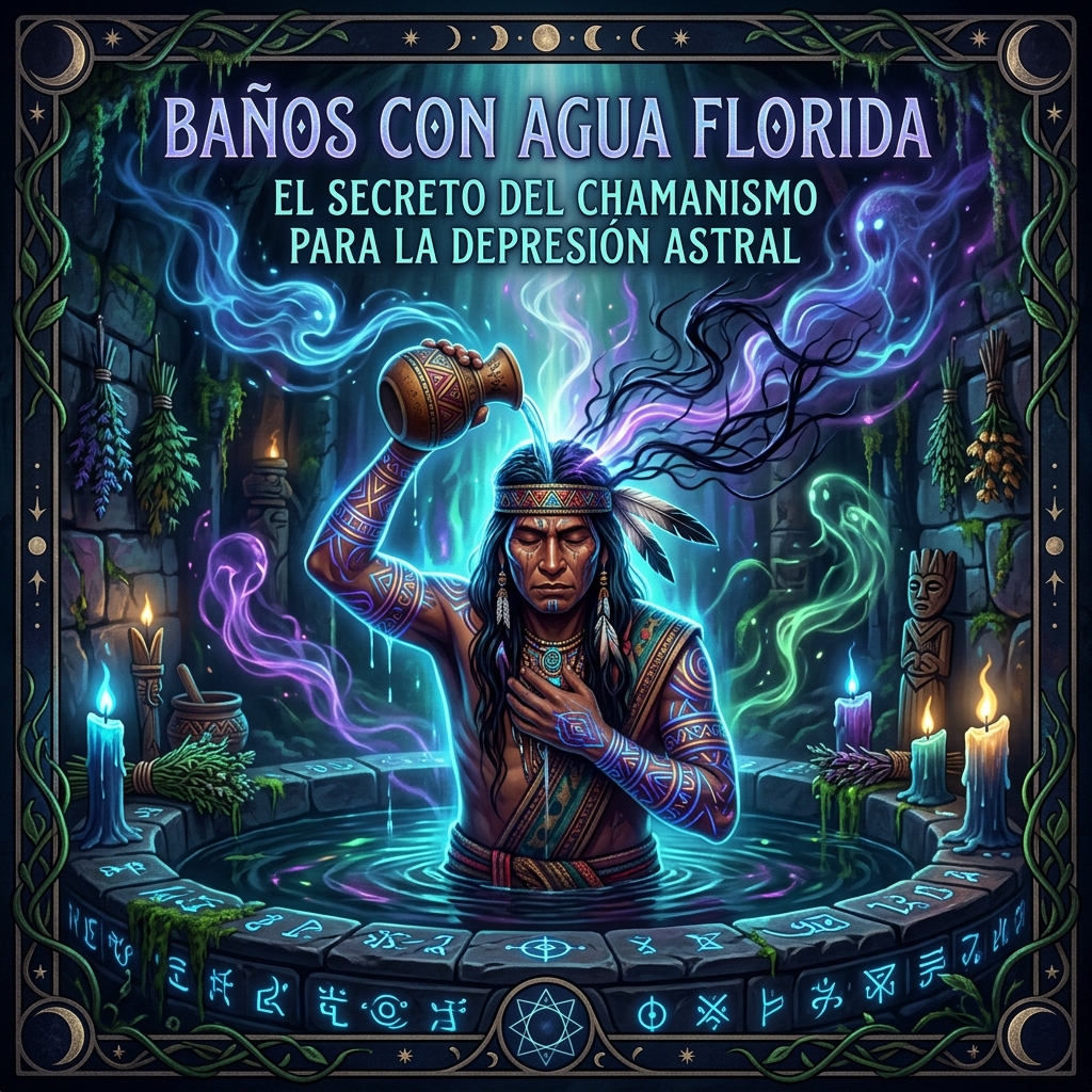 Baños con Agua Florida: El Secreto del Chamanismo para la Depresión Astral