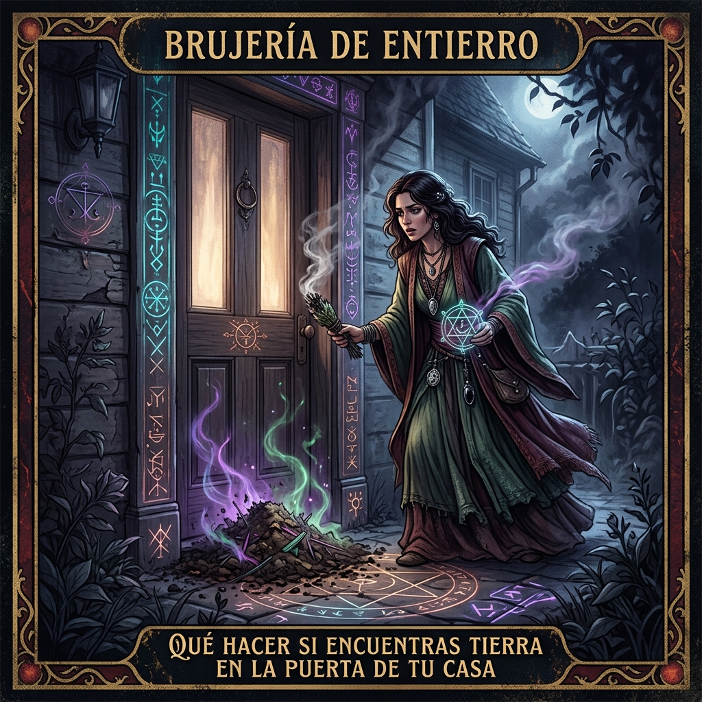 Brujería de Entierro: Qué Hacer si Encuentras Tierra en la Puerta de tu Casa