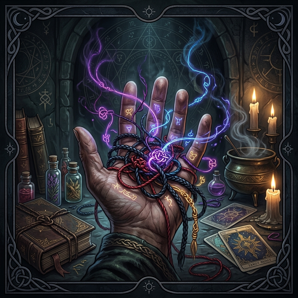Brujería con Nudos (Magia de Cordones): Cómo Saber si te Ataron los Caminos