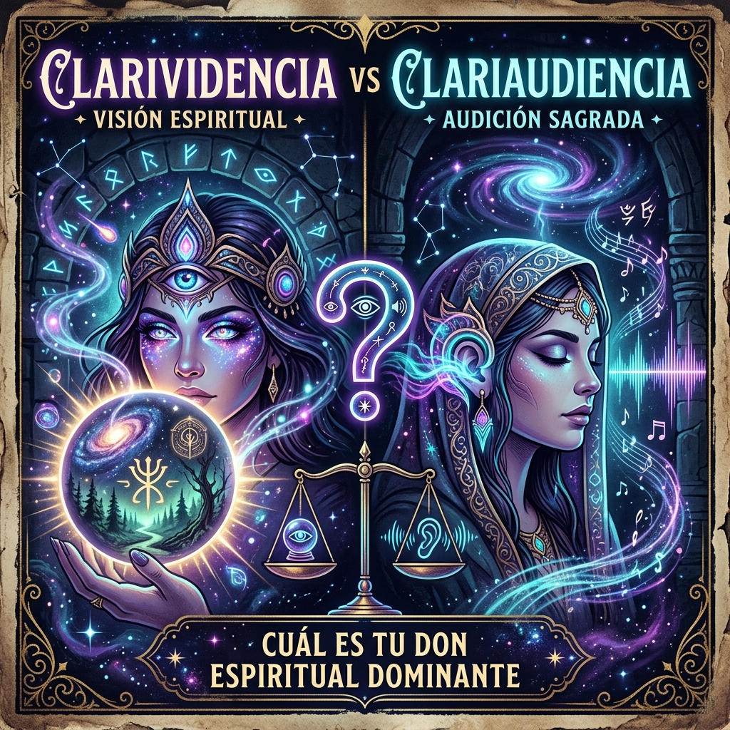 Clarividencia vs Clariaudiencia: Cuál es tu Don Espiritual Dominante
