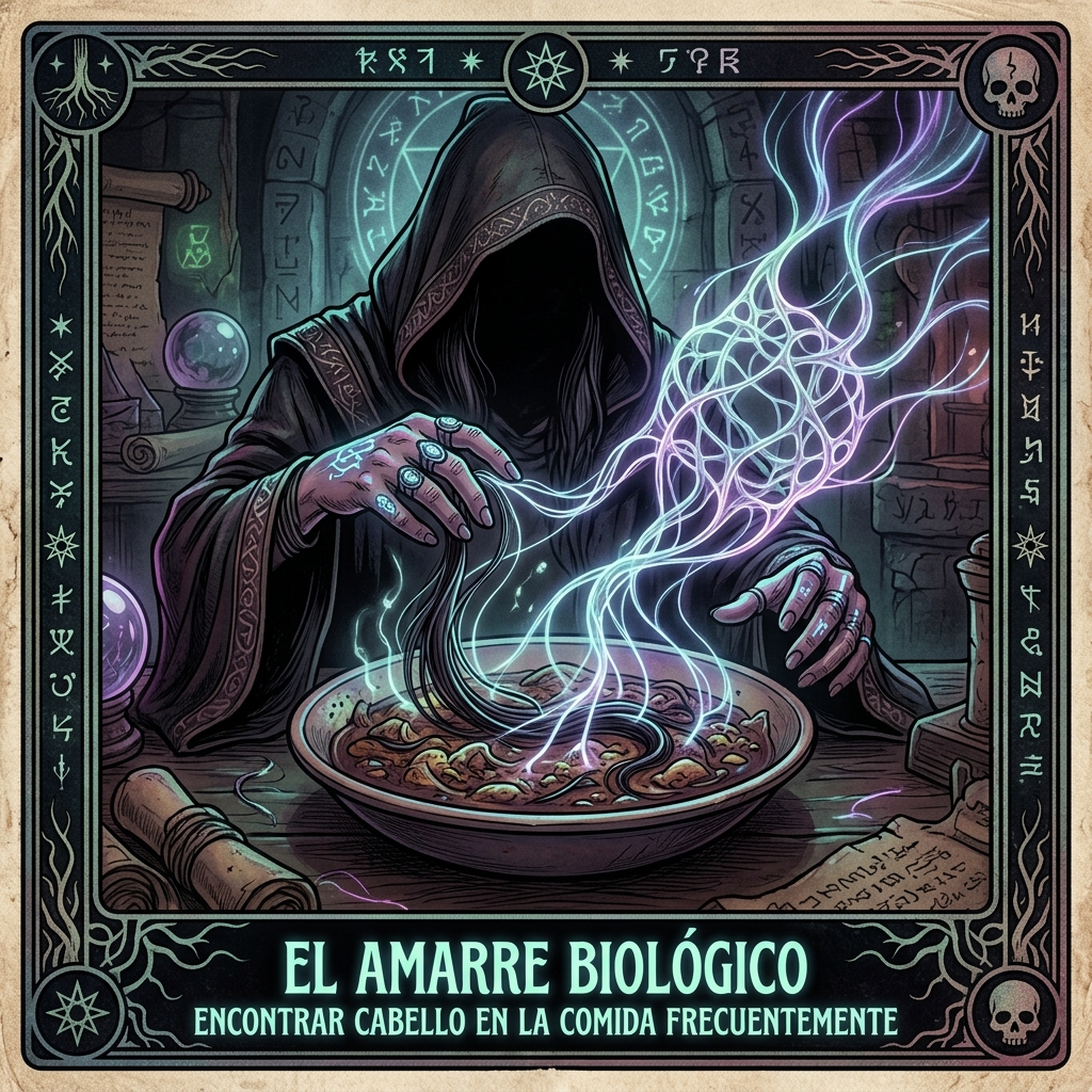Encontrar Cabello en la Comida Frecuentemente: El Amarre Biológico