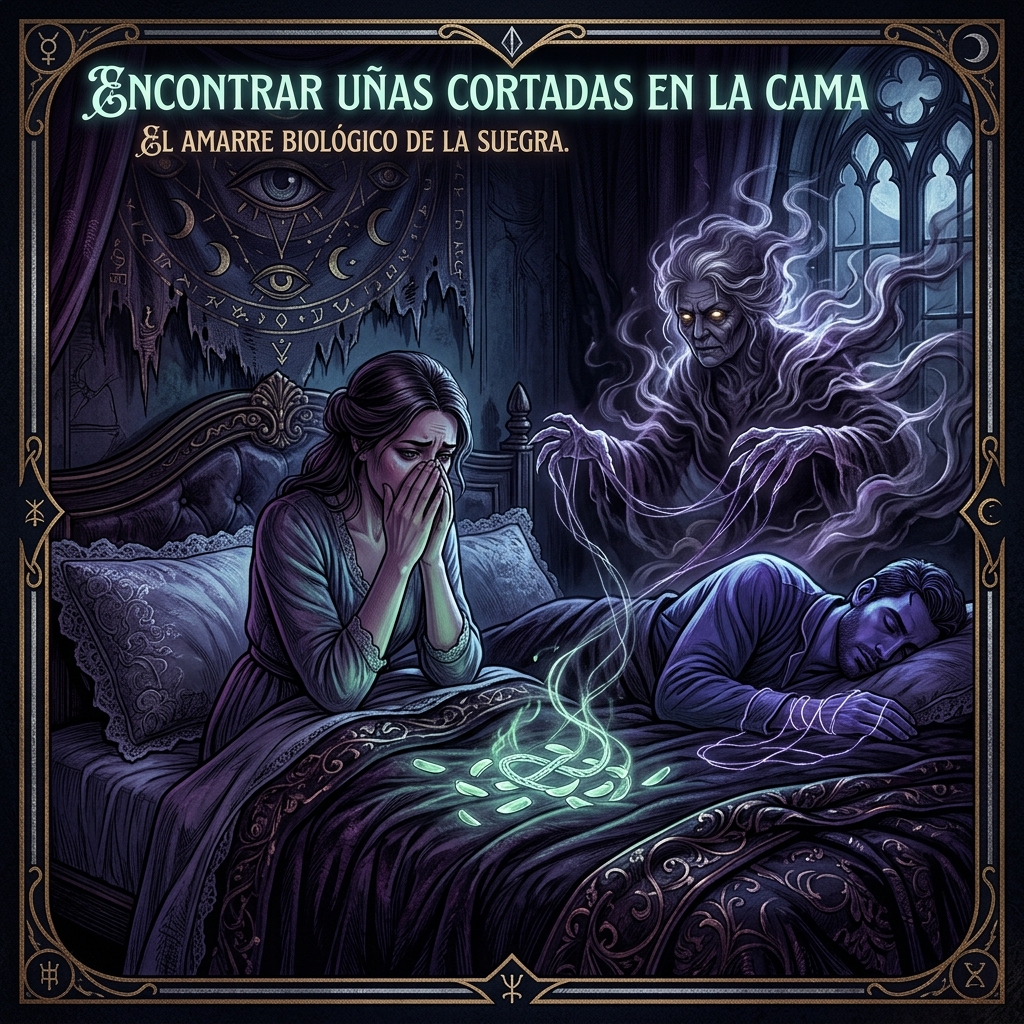 Encontrar Uñas Cortadas en la Cama: El Amarre Biológico de la Suegra