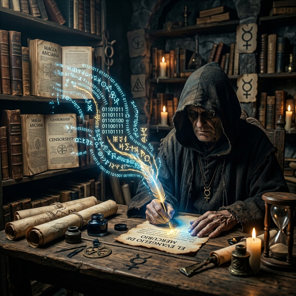 El Evangelio de Mercurio: Manipulación, Criptografía y Magia de Censura