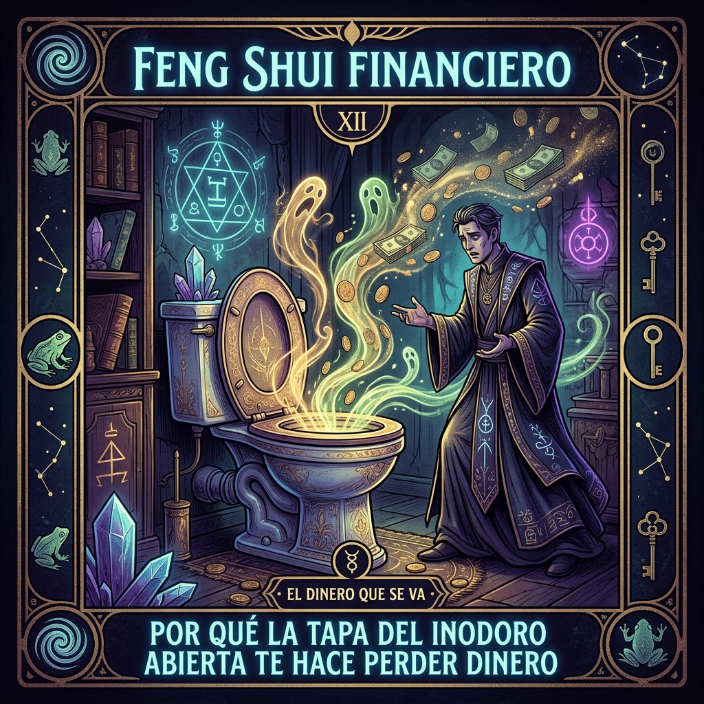 Feng Shui Financiero: Por Qué la Tapa del Inodoro Abierta Te Hace Perder Dinero