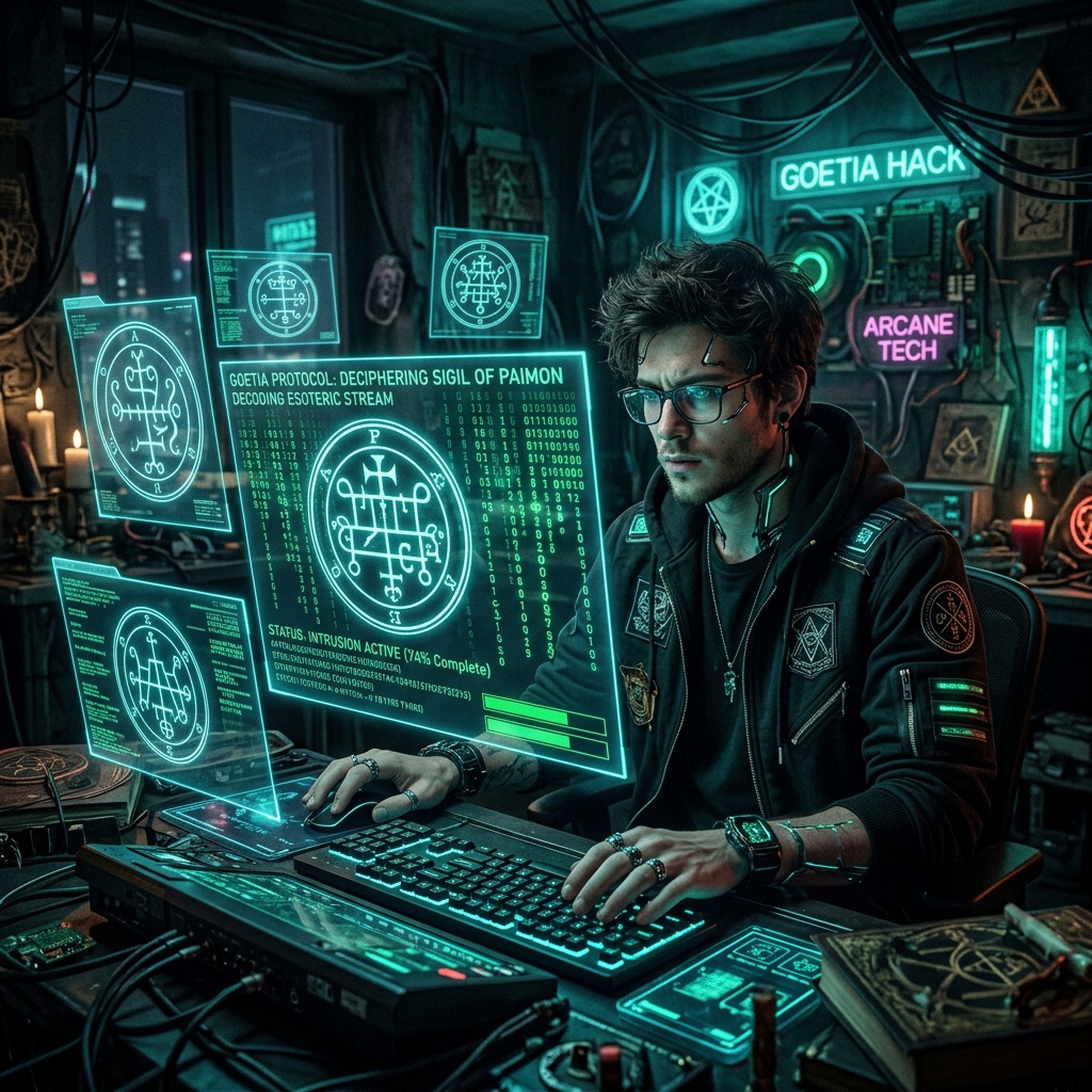 El Goetia Moderno: Hackeo de Demonios y Servidores Cibernéticos