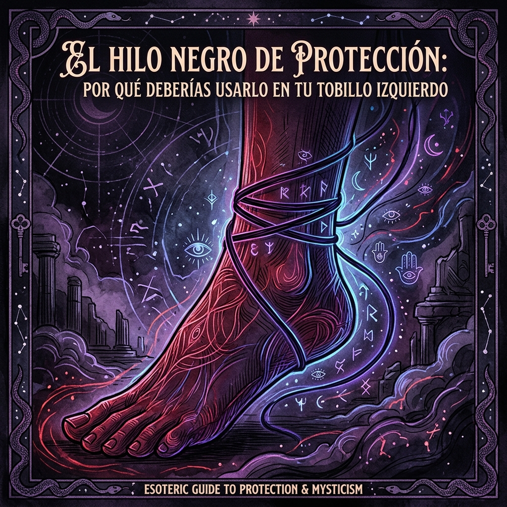 El Hilo Negro de Protección: Por Qué Deberías Usarlo en tu Tobillo Izquierdo