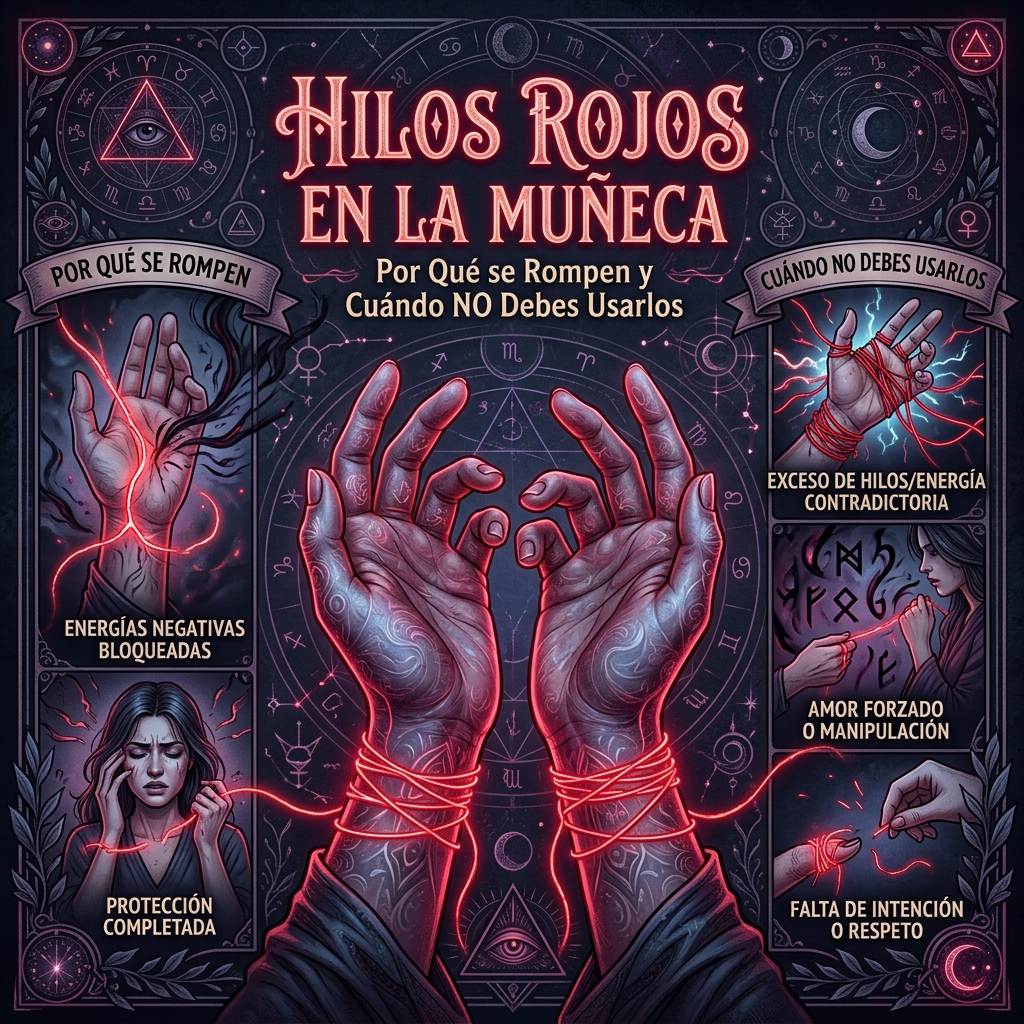 Hilos Rojos en la Muñeca: Por Qué se Rompen y Cuándo NO Debes Usarlos