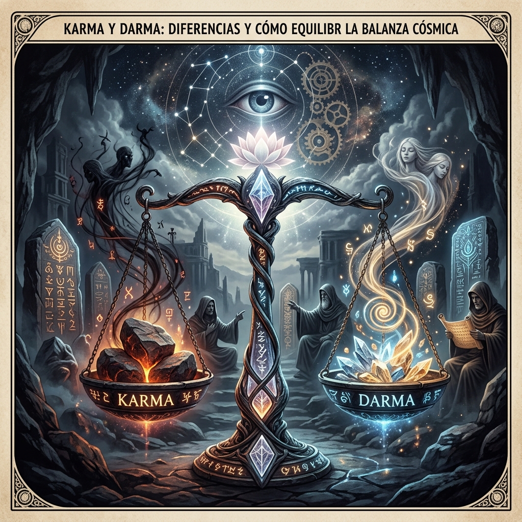 Karma y Darma: Diferencias y Cómo Equilibrar la Balanza Cósmica