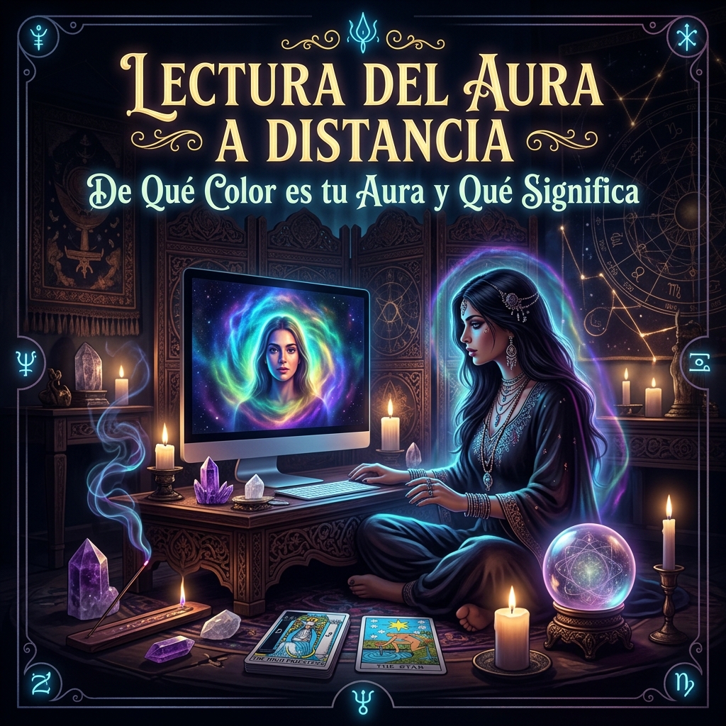 Lectura del Aura a Distancia: De Qué Color es tu Aura y Qué Significa