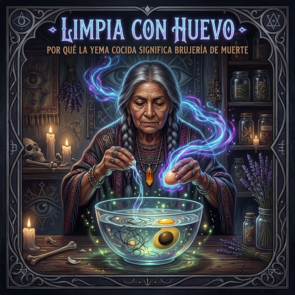 Limpia con Huevo: Por Qué la Yema Cocida Significa Brujería de Muerte