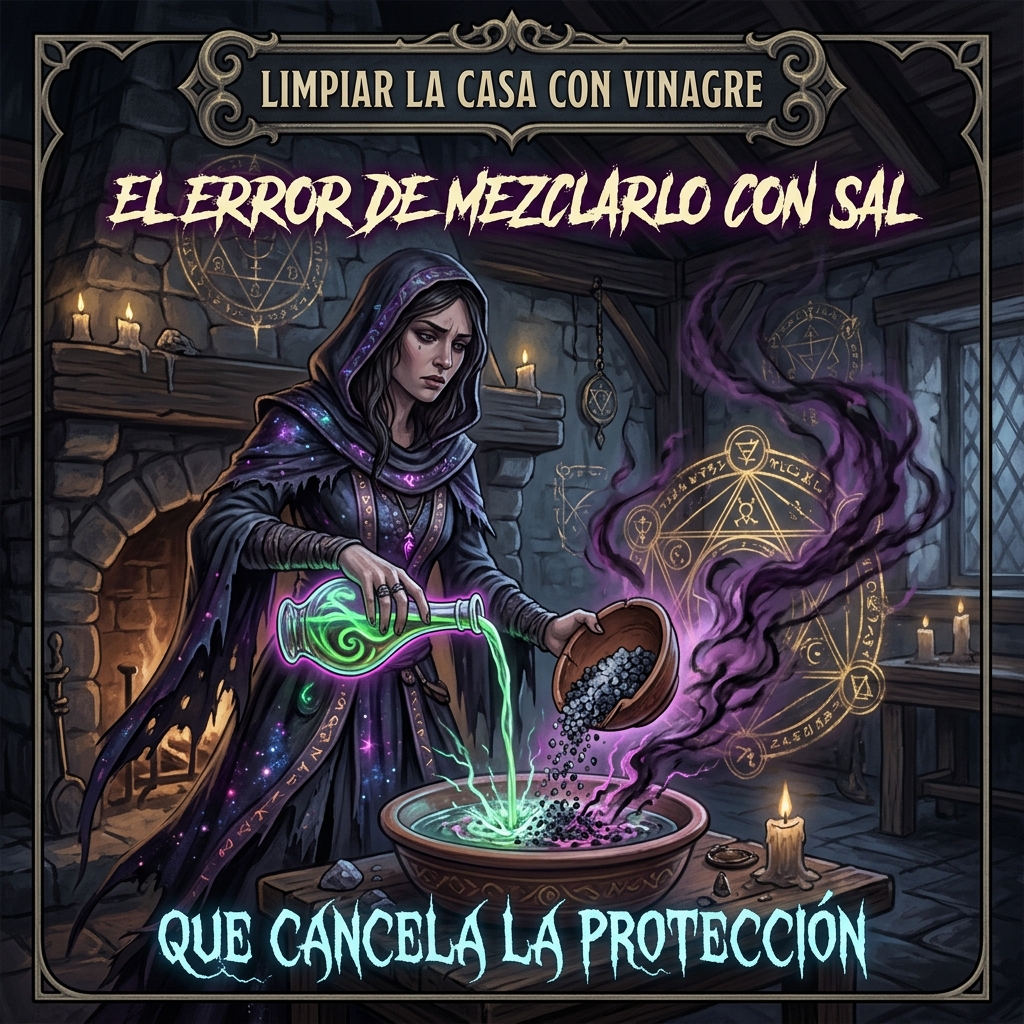 Limpiar la Casa con Vinagre: El Error de Mezclarlo con Sal que Cancela la Protección