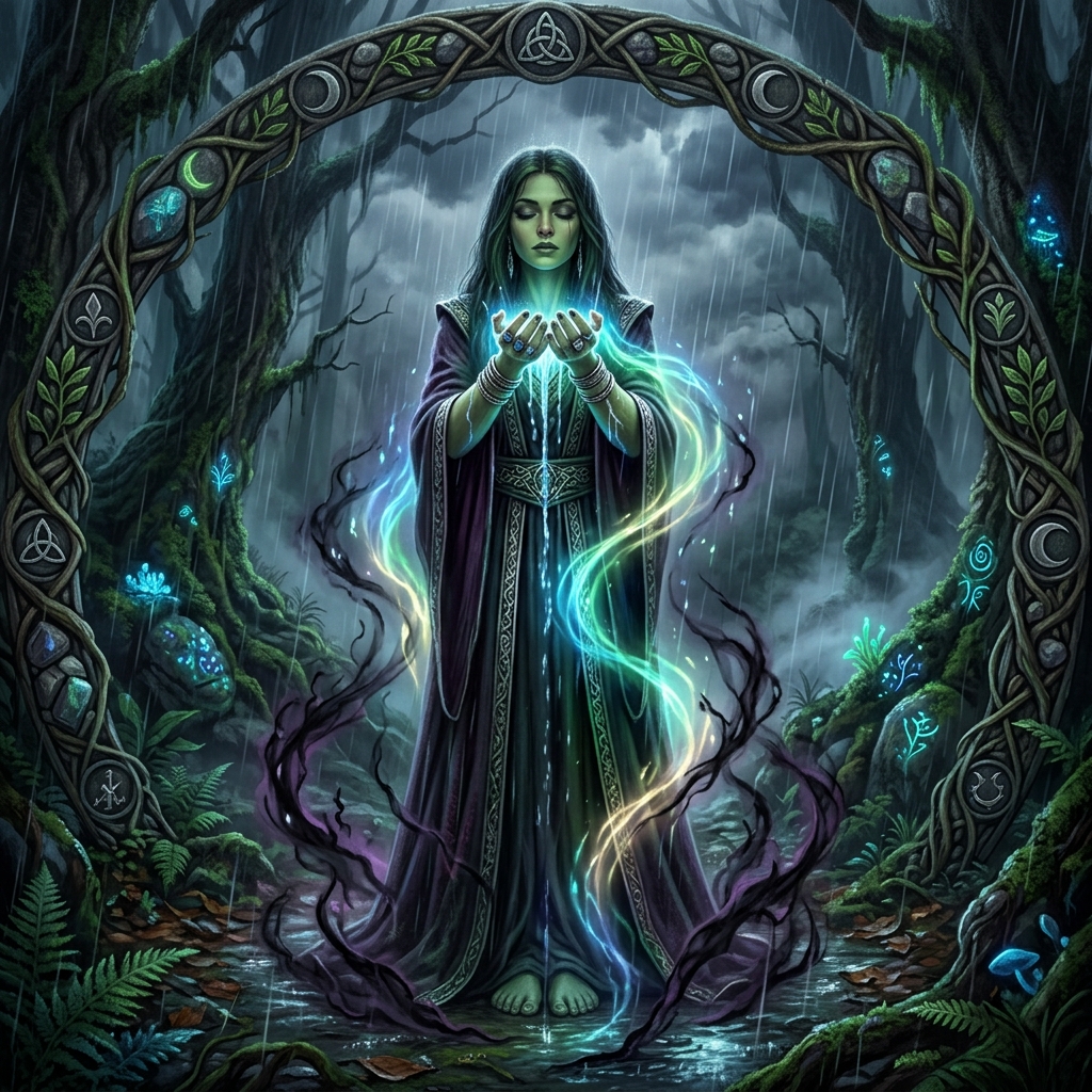 Limpieza con Agua de Lluvia: El Secreto de las Brujas Verdes para Limpiar el Karma