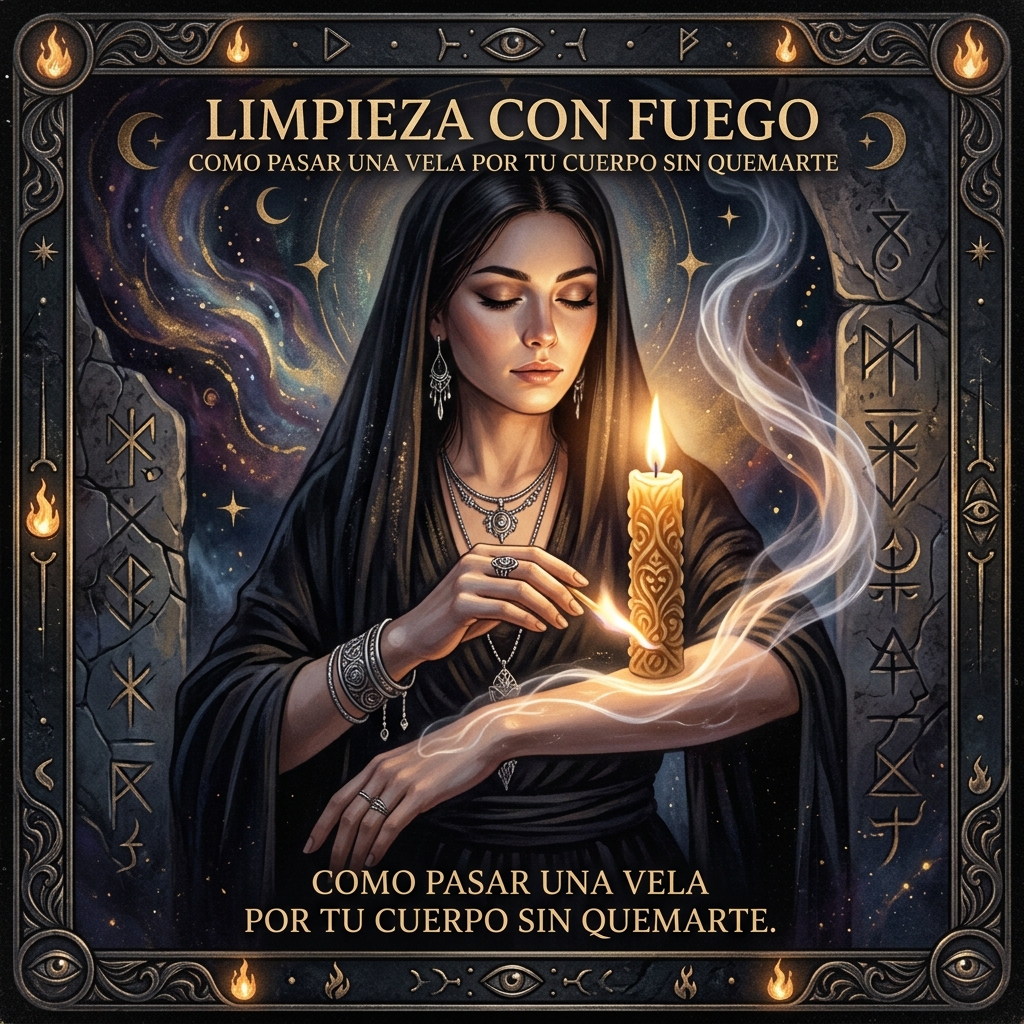 Limpieza con Fuego: Cómo Pasar una Vela por tu Cuerpo Sin Quemarte