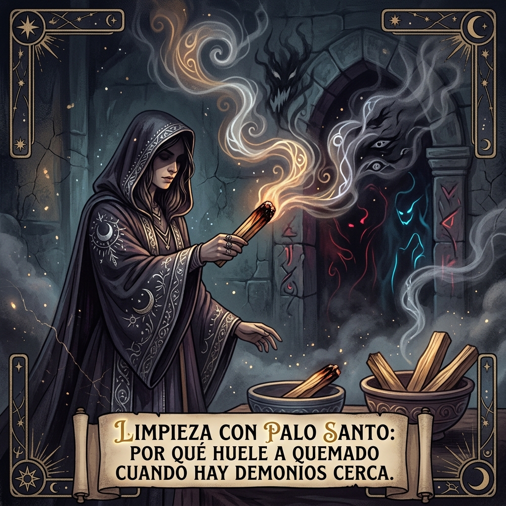 Limpieza con Palo Santo: Por Qué Huele a Quemado cuando Hay Demonios Cerca