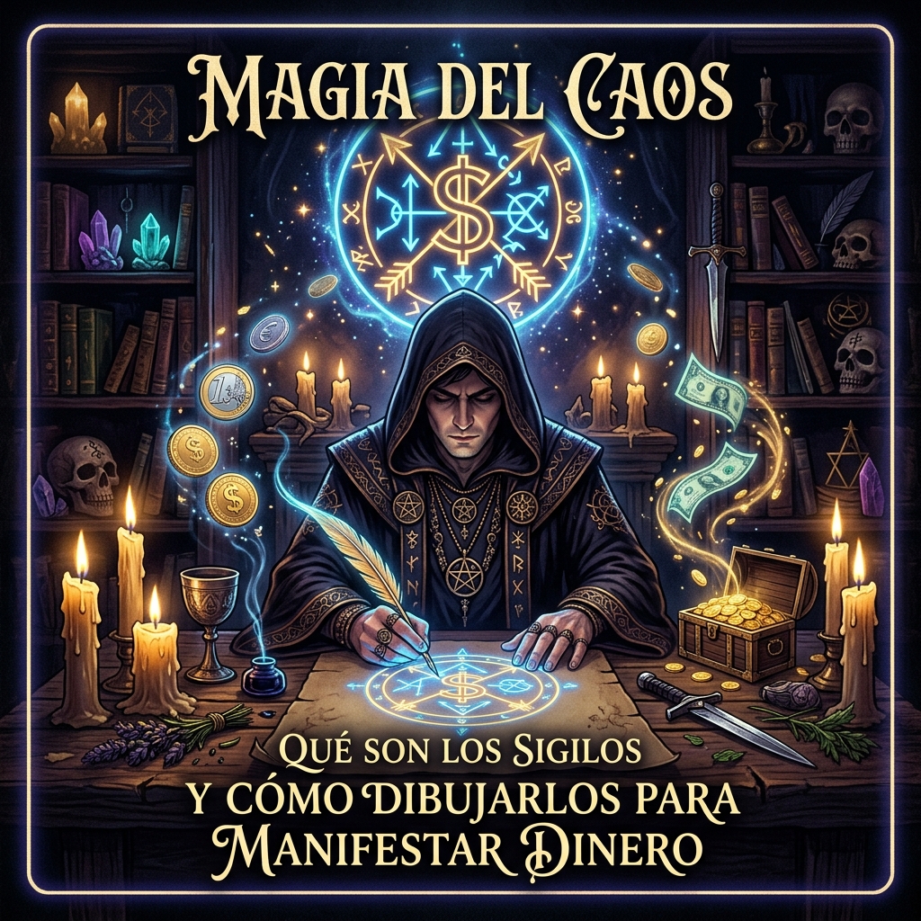 Magia del Caos: Qué son los Sigilos y Cómo Dibujarlos para Manifestar Dinero