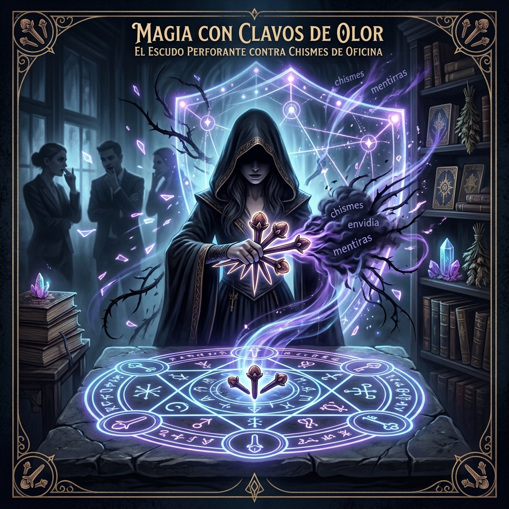 Magia con Clavos de Olor: El Escudo Perforante contra Chismes de Oficina