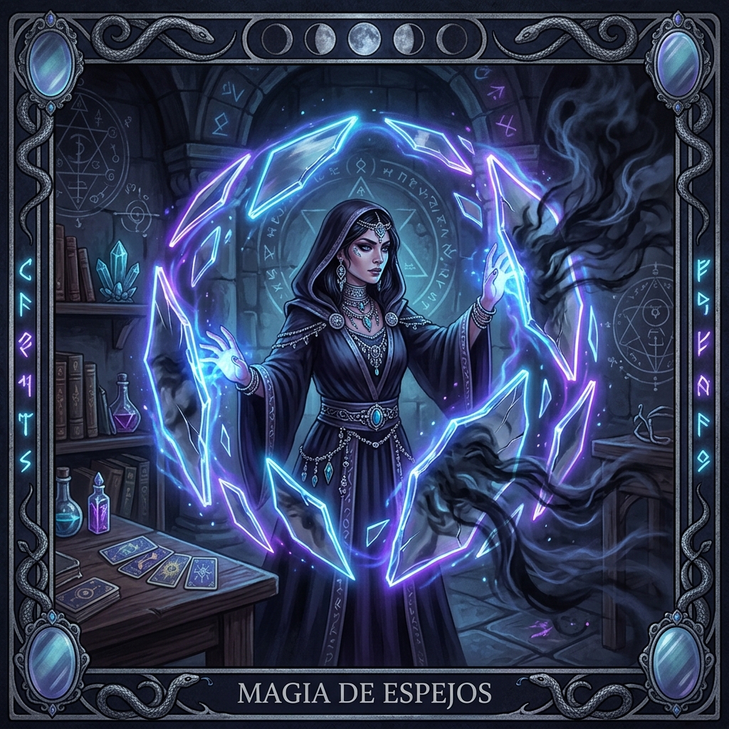 Magia de Espejos: Cómo Crear un Escudo Reflejante para Devolver la Envidia