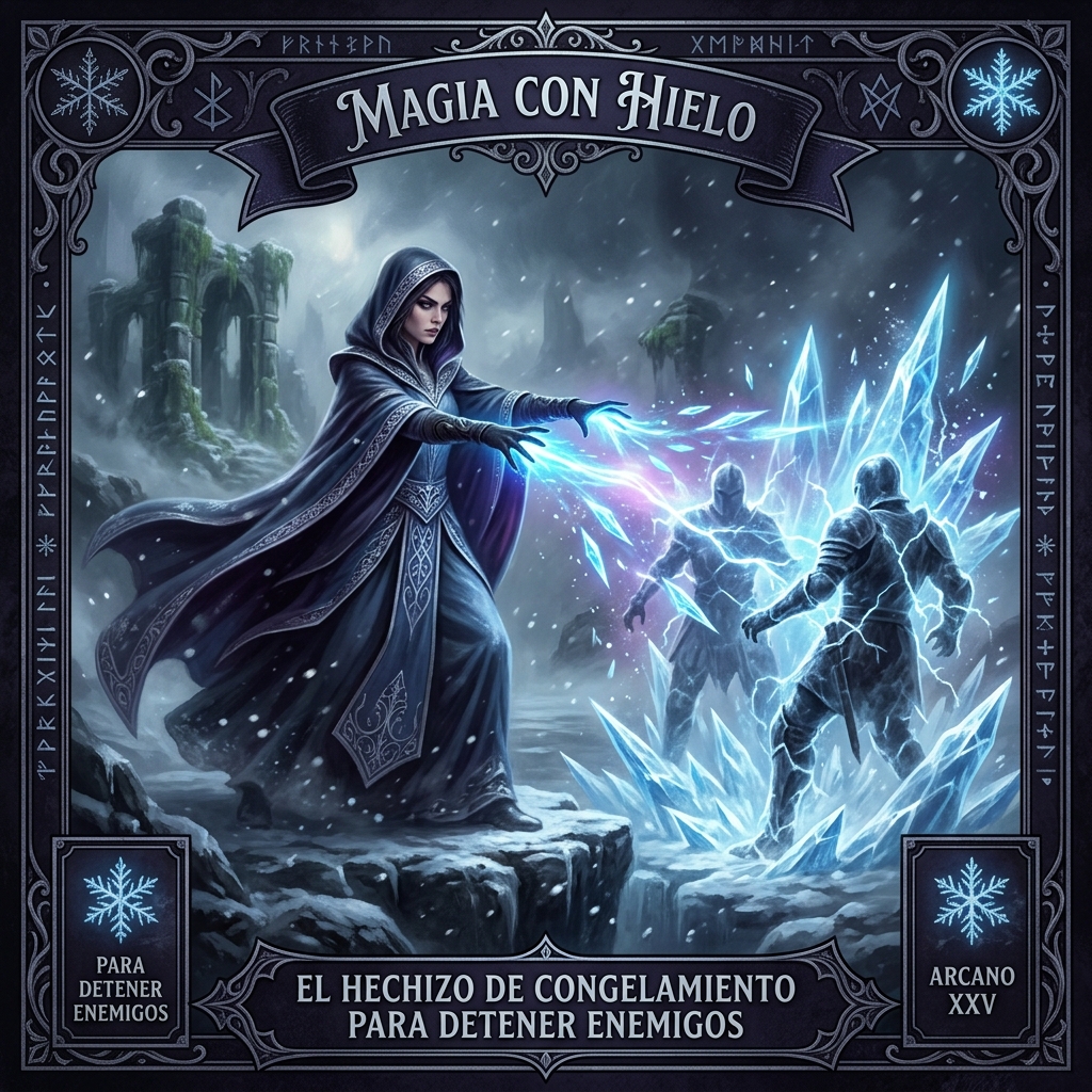 Magia con Hielo: El Hechizo de Congelamiento para Detener Enemigos