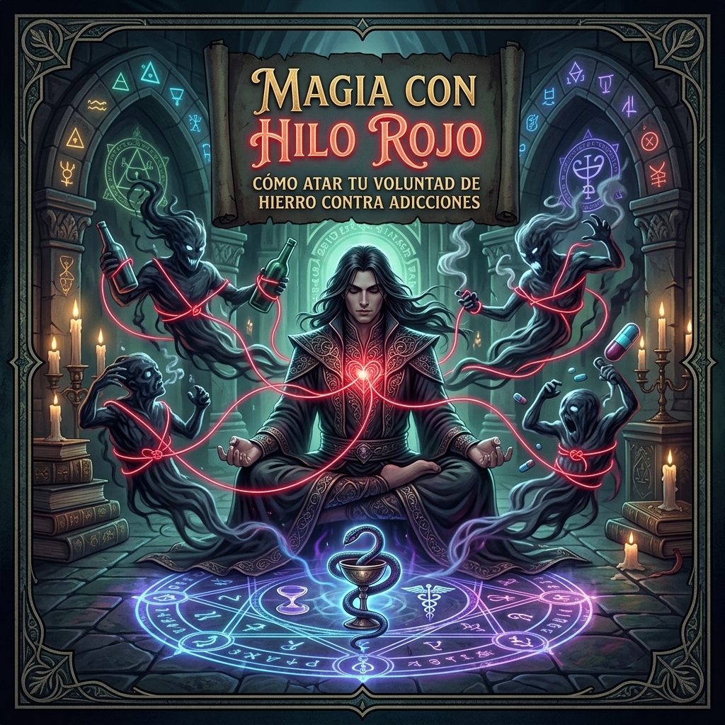 Magia con Hilo Rojo: Cómo Atar Tu Voluntad de Hierro Contra Adicciones