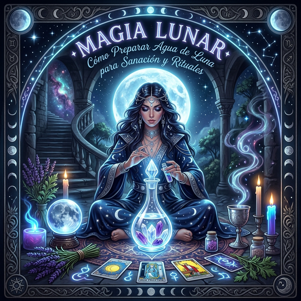 Magia Lunar: Cómo Preparar Agua de Luna para Sanación y Rituales