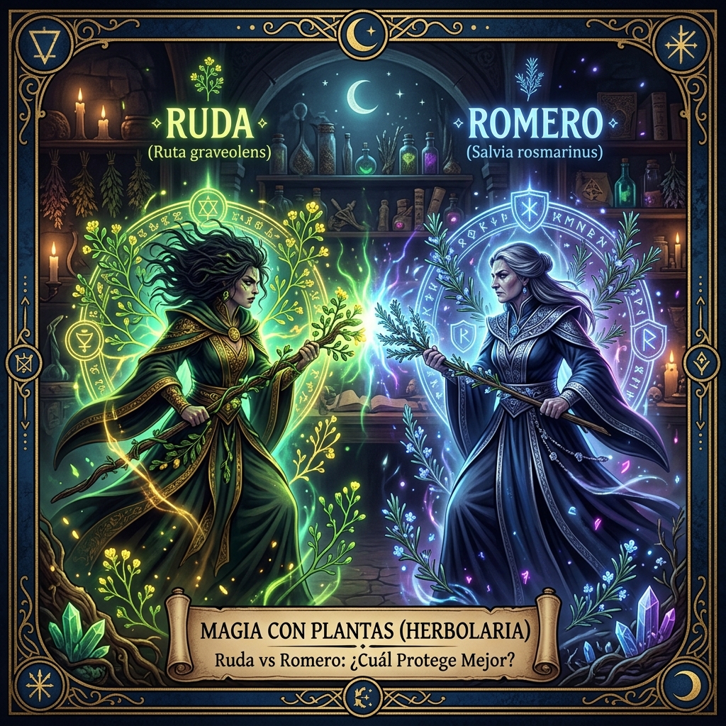 Magia con Plantas (Herbolaria): Ruda vs Romero, Cuál Protege Mejor