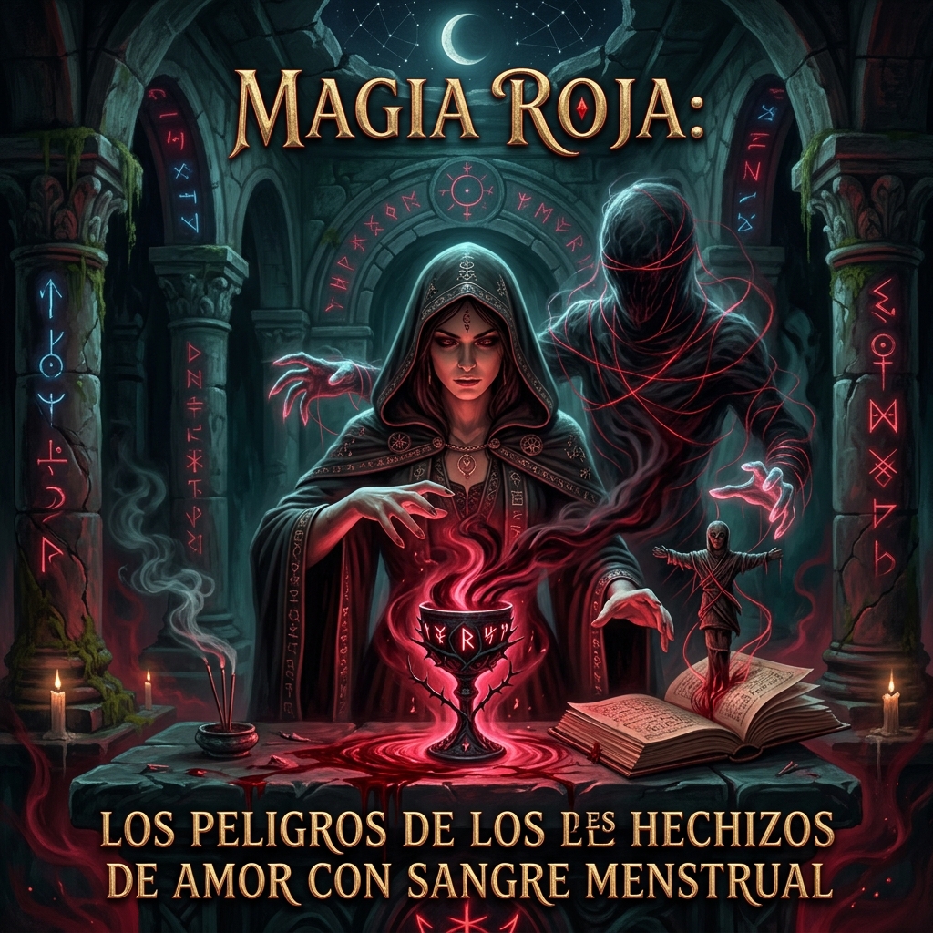 Magia Roja: Los Peligros de los Hechizos de Amor con Sangre Menstrual