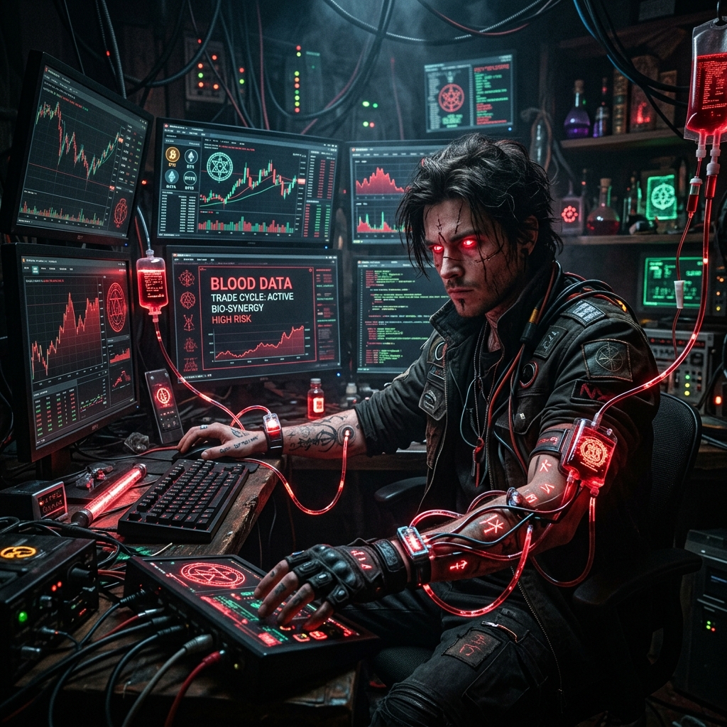 Magia de Sangre Digital: Bio-hacking, Nootrópicos y la Optimización del Vaso Físico para Trading HFT