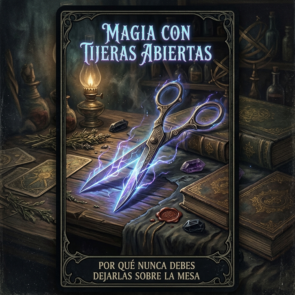 Magia con Tijeras Abiertas: Por Qué Nunca Debes Dejarlas sobre la Mesa