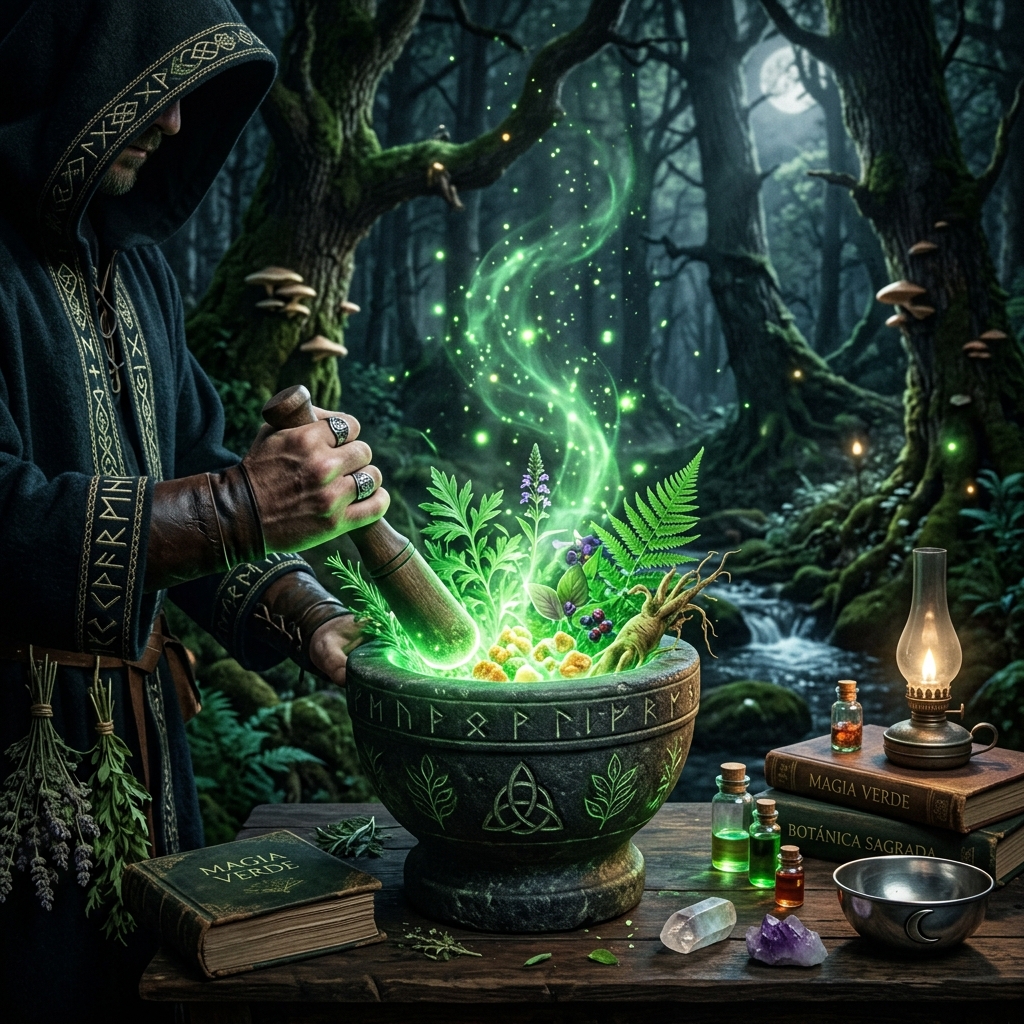 Magia Verde y Botánica Sagrada: El Poder Oculto de Plantas, Raíces y Resinas
