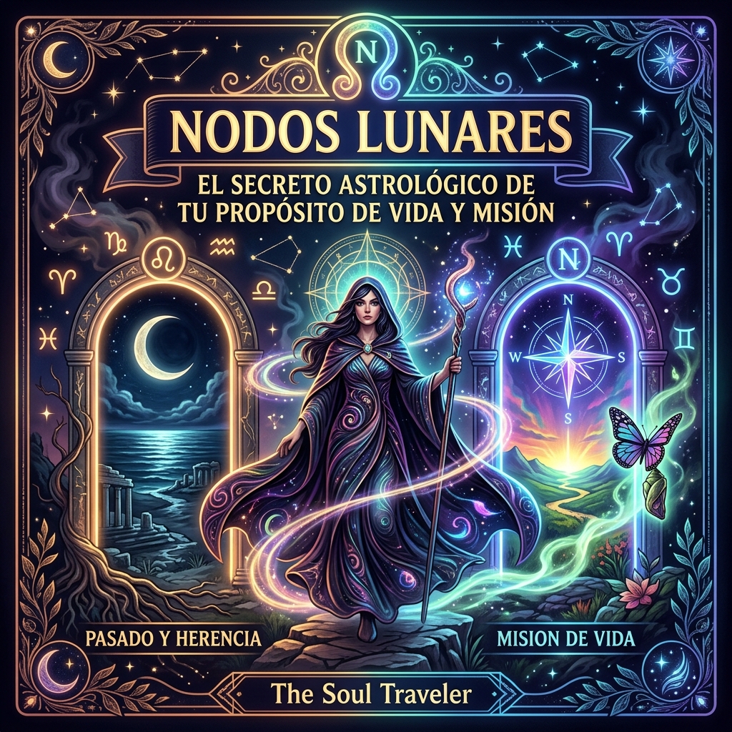 Nodos Lunares: El Secreto Astrológico de tu Propósito de Vida y Misión