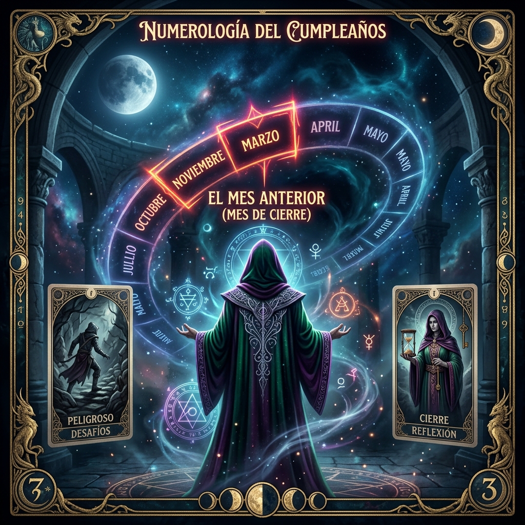 Numerología del Cumpleaños: Por Qué el Mes Anteríor a Cumplir Años es Peligroso (Mes de Cierre)