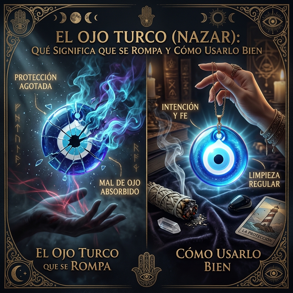 El Ojo Turco (Nazar): Qué Significa que se Rompa y Cómo Usarlo Bien