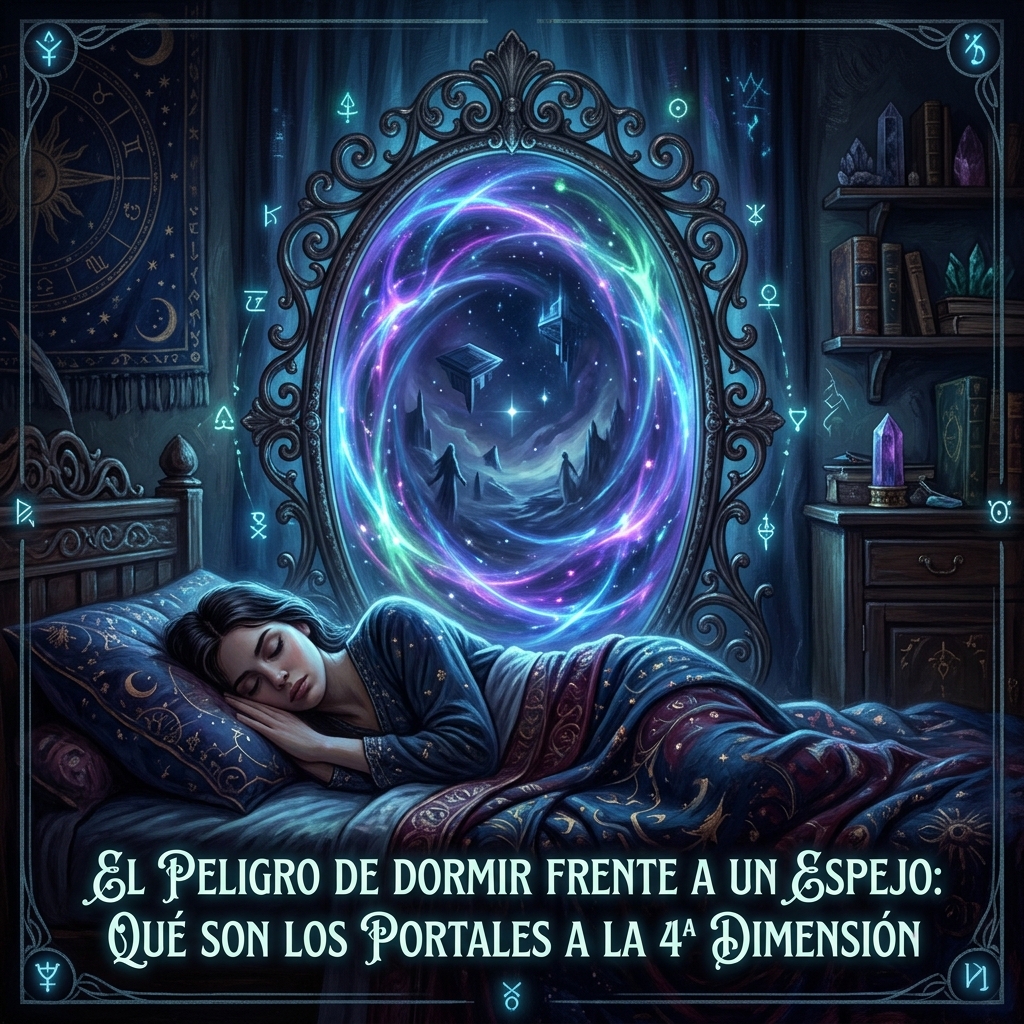 El Peligro de Dormir Frente a un Espejo: Qué Son los Portales a la 4ª Dimensión