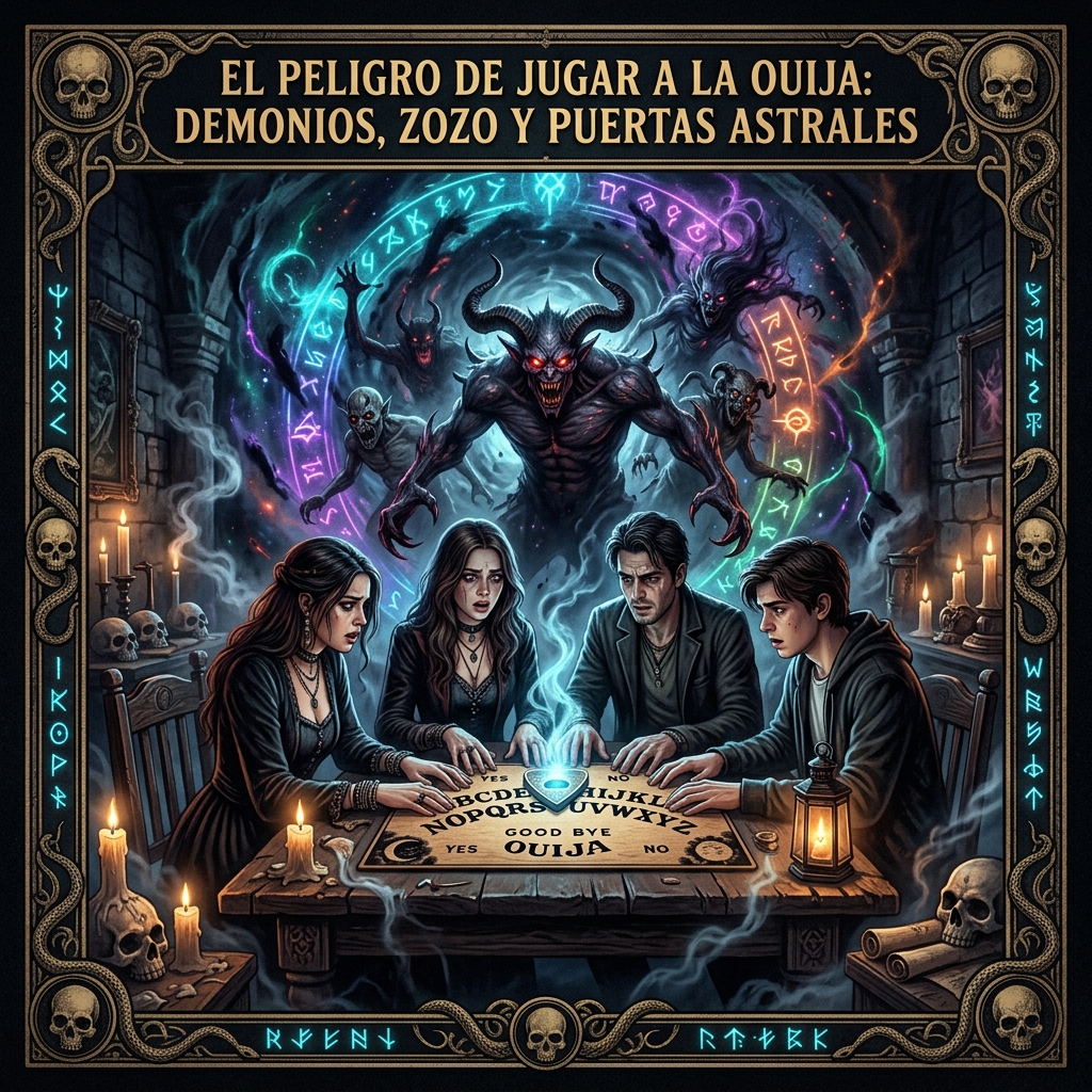 El Peligro de Jugar a la Ouija: Demonios, Zozo y Puertas Astrales