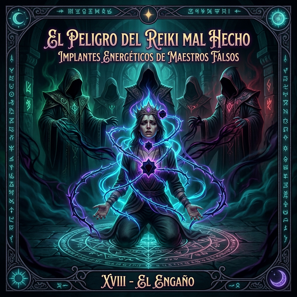 El Peligro del Reiki Mal Hecho: Implantes Energéticos de Maestros Falsos
