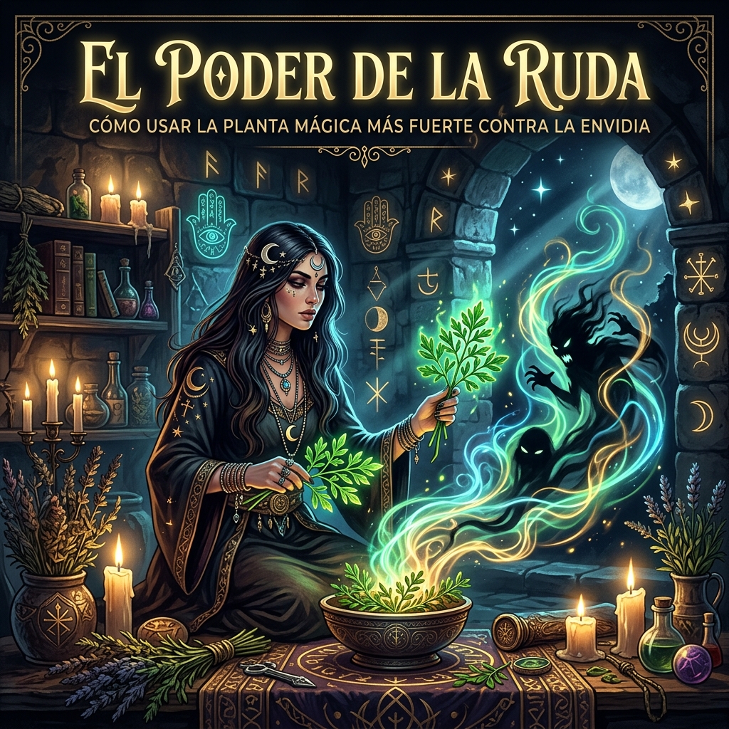 El Poder de la Ruda: Cómo Usar la Planta Mágica Más Fuerte Contra la Envidia