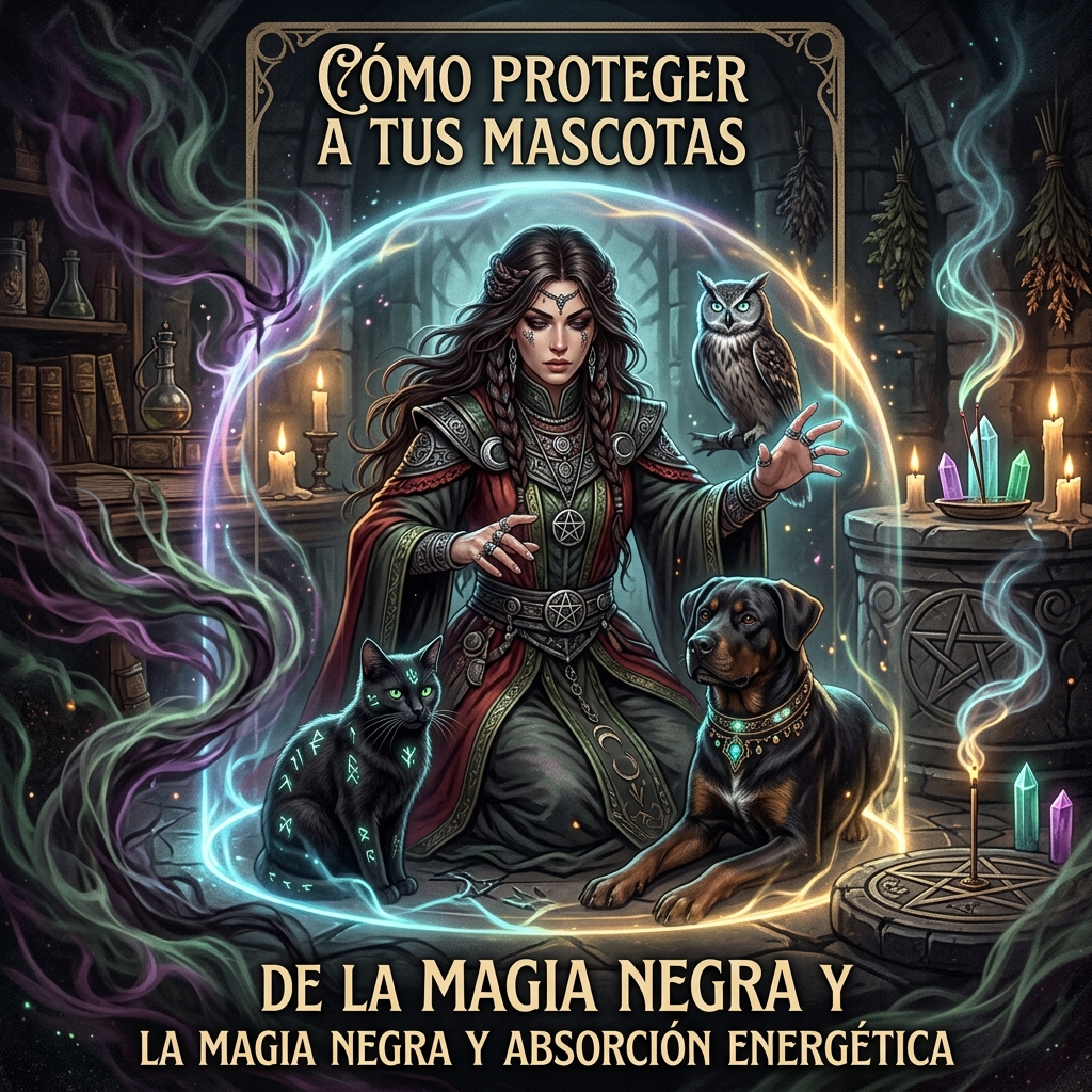Cómo Proteger a tus Mascotas de la Magia Negra y Absorción Energética